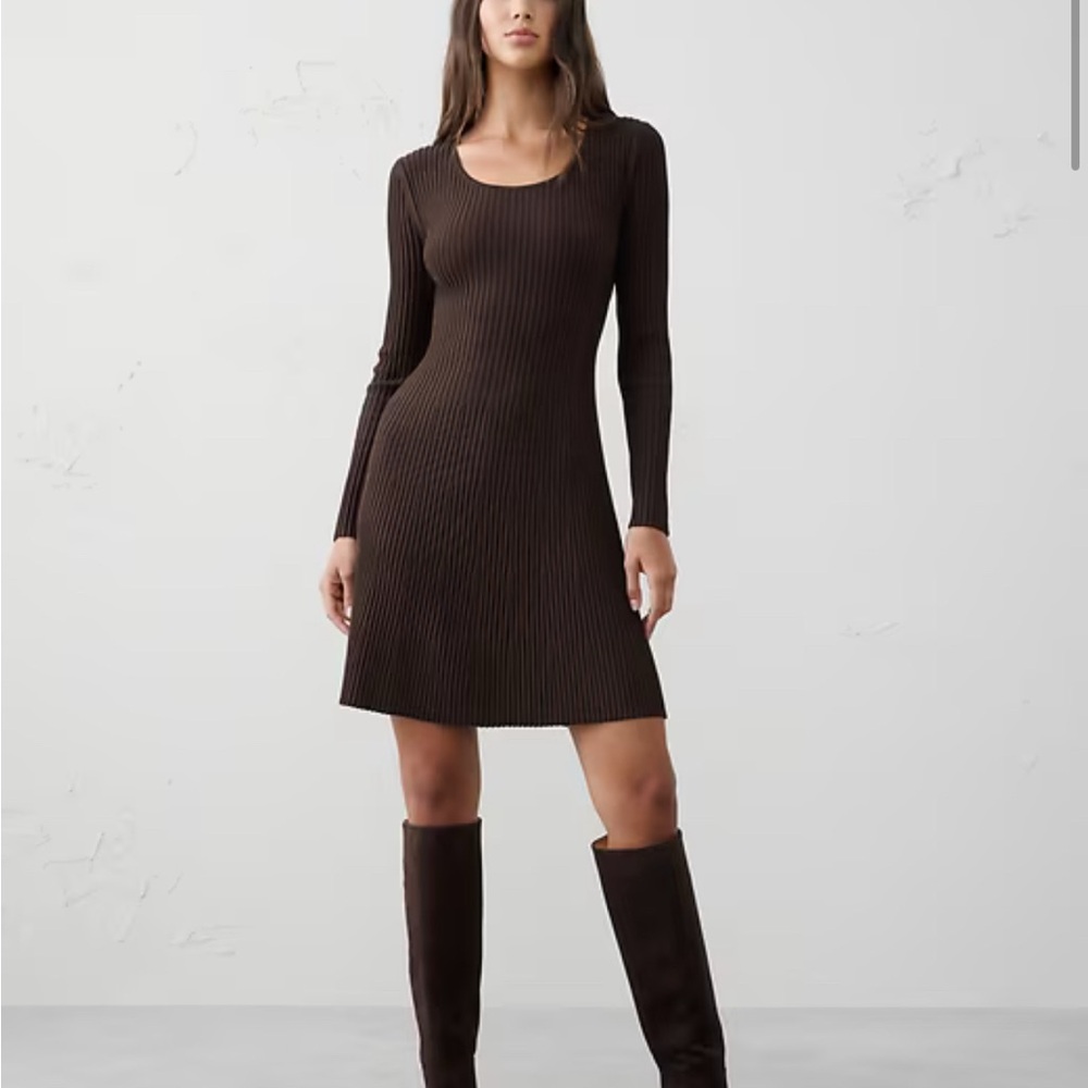 Banana Republic Factory RIBBED KNIT MINI DRESS